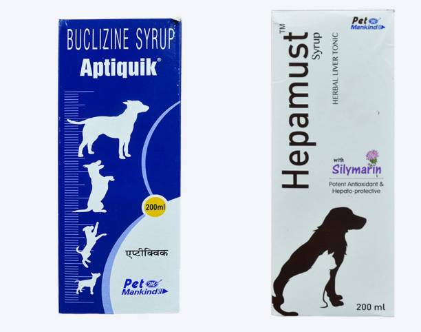 Aptiquik Mankind Syrup 200ml + Mankind Hepamust Syrup 200ml Pet Health Supplements