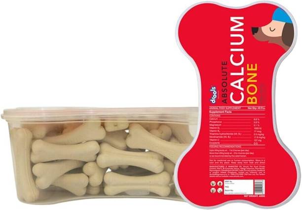 Drools Absolute Calcium Bone(40 Pieces) Dog Treats/ Pet Health Supplements
