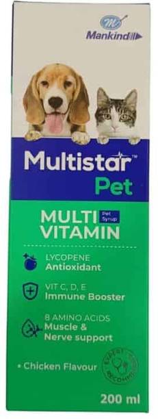 MANKIND Multistar Pet Syrup for Dogs & Cats Pet Health Supplements