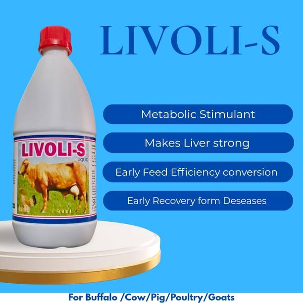 LIVOLI S Liver tonic for cow buffalo pig poltry goat Pet Health Supplements