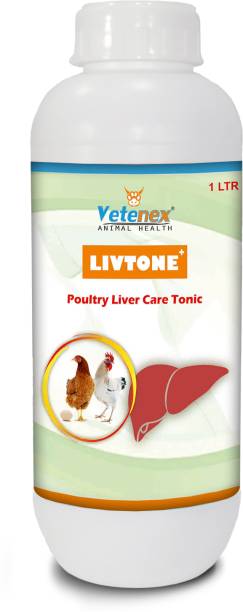 VETENEX Livtone Plus - Liver Tonic for Poultry, Birds & Chicken - 1 Ltr Pet Health Supplements