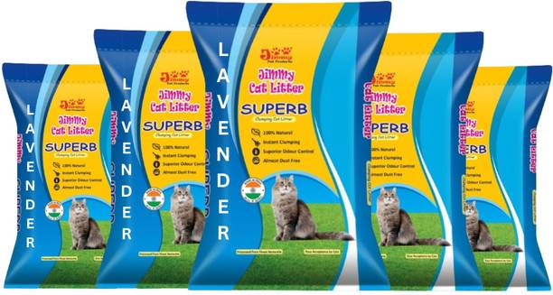 Jimmy Superb LAVENDER Scented Cat Litter 25 kg Pet Litter Tray Refill