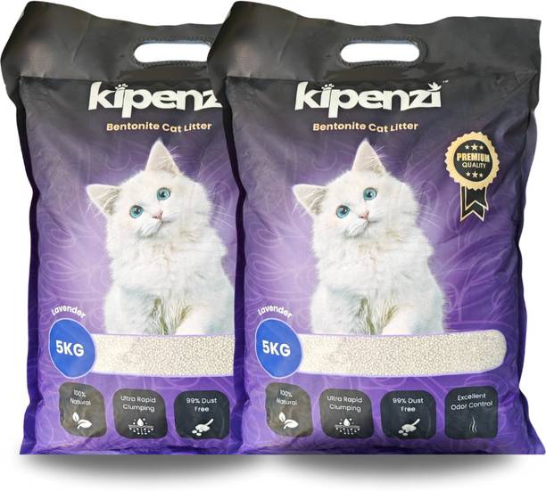 Kipenzi Bentonite Cat Litter Lavender 10kgs Pet Litter Tray Refill