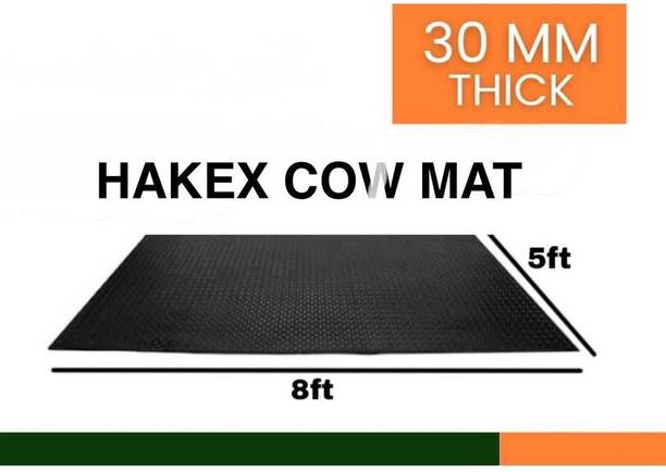 HAKEX COW MAT-Waterproof Rubber(Mat 8*5 Feet)BPA Free For Horse-AE Cow, Dog, Hamster, Guinea Pig, Miniature Pig Pet Mat