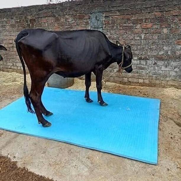 GINTI High Density Cow Mat for Dairy Farm Buffalo Shed Durable Rubber Floor Mat Cat, Cow, Dog, Guinea Pig, Hamster, Miniature Pig, Rabbit, Tortoise Pet Mat
