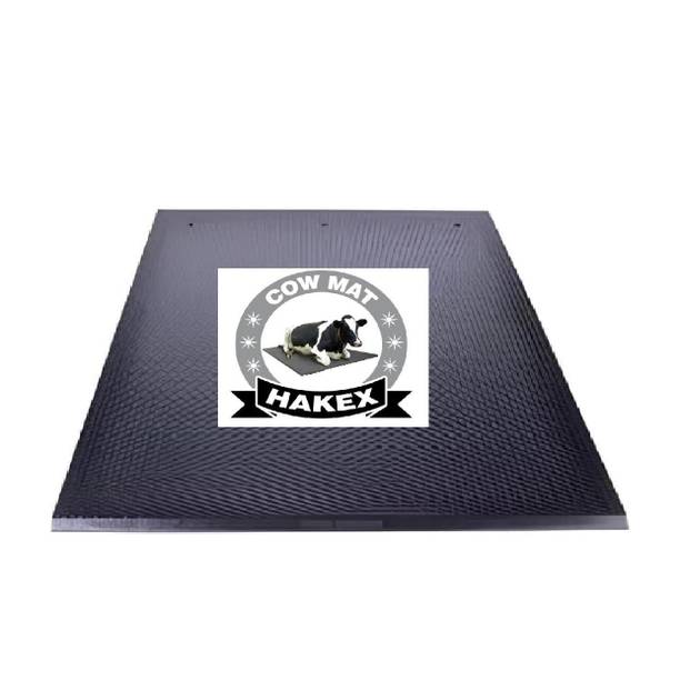 HAKEX Cow Mat, Mat for Cow, Buffalo, Bull,,Horse, Rubber Mat for All Animal( black) Cow Pet Mat