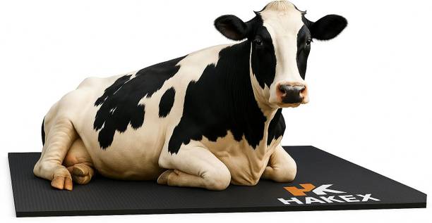 HAKEX Cowmat Premium With Raised Edges Waterproof Cow, Dog, Guinea Pig,Pet Mat Cow Cow, Hamster Pet Mat