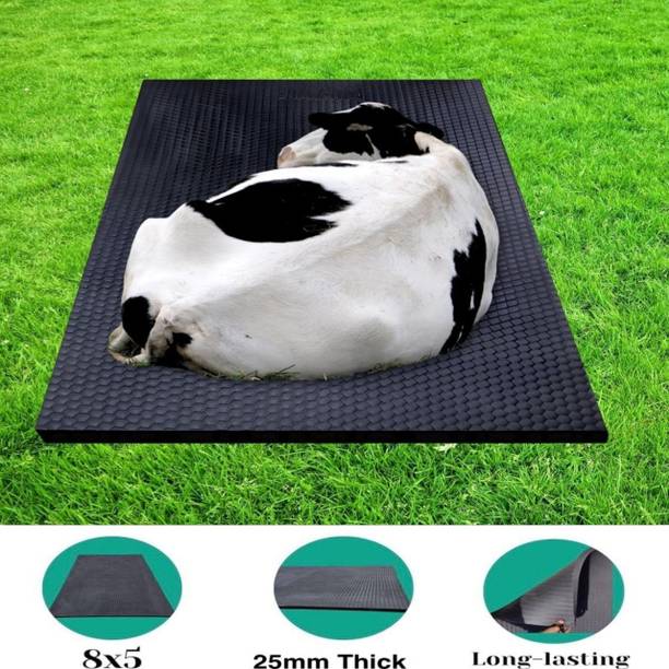 Mochadee Mat For Cow,BPA Free,Easy Clean And Waterproof,Anti Slip Cow Pet Mat Black 363 Cow Pet Mat