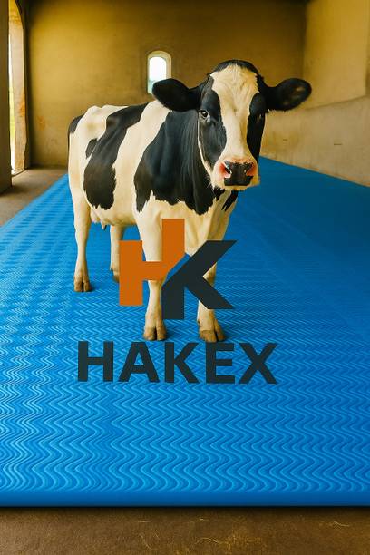 HAKEX Cowmat Waterproof, Mat for All Animal ( Blue) Cow Pet Mat