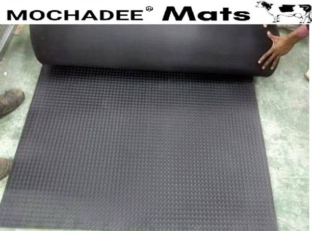 Mochadee Mat For Cow,BPA Free,Easy Clean And Waterproof,Anti Slip Cow Pet Mat BLACK 557 Cow Pet Mat