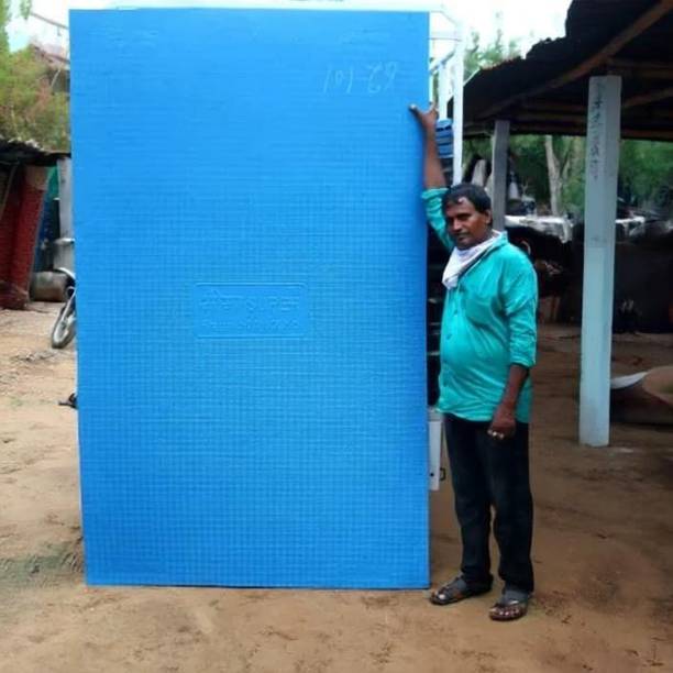 JINDAL PREMIUM Waterproof Blue Cow mat For All Animals With Raised Edges Cow, Dog, Hamster, Guinea Pig, Miniature Pig Pet Mat