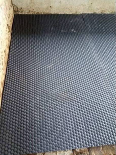 HAKEX A83Black Cow Mat For all animals, BPA Free, Easy Clean And Waterproof Size 8*5 | Cow, Hamster Pet Mat