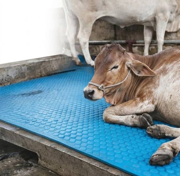 PAONFIT TATAMAT FOR ANIMALS AND SIZE 8*5ft ,BPA FREE, WATERPROOF HEAVY THIK MAT Cow, Hamster Pet Mat