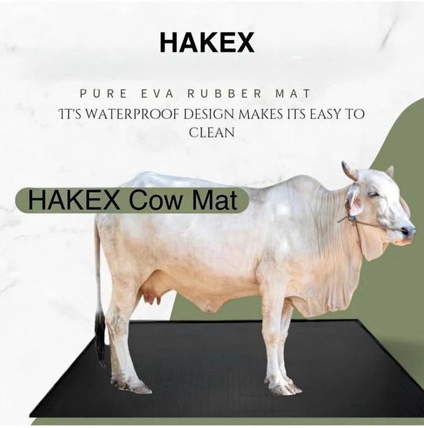 HAKEX COW Mat Waterproof_Rubber Mat 8*5 Feet BPA Free For Horse- | Cow, Dog, Hamster, Guinea Pig, Miniature Pig Pet Mat