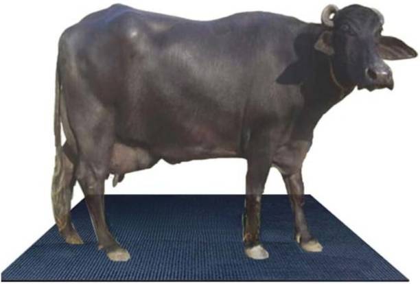 BOVEX Farm black Mat 8x5 Feet, Heavy Duty for Cows, Buffaloes | Durable easy to clean Cow Pet Mat