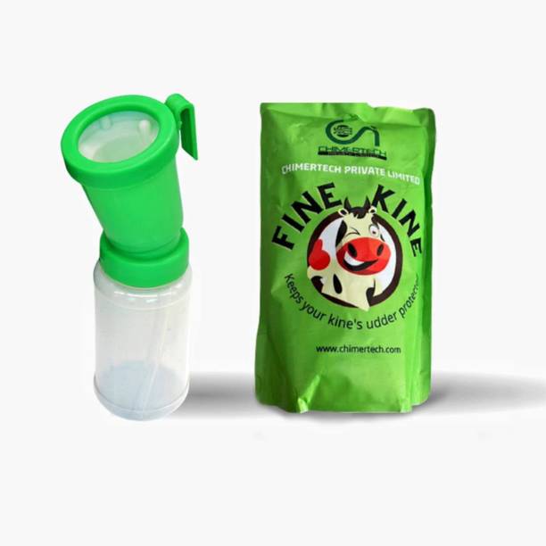 CHIMERTECH 1 pc Teat dip Cup and Teat dip Solution 400g Pet Nursing Kit