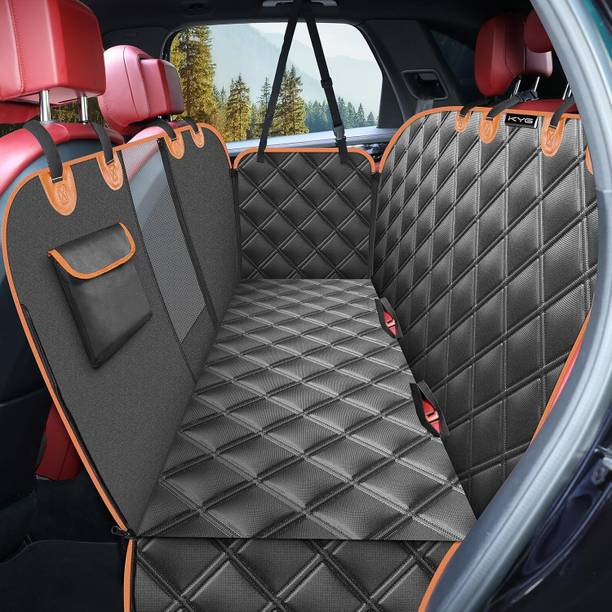 Silavya Dog Car Seat Cover with Mesh Window Hammock Pet Seat Cover