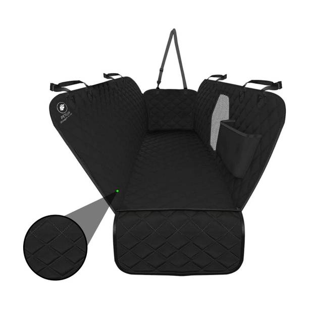 petlux Back Seat Cover for Dogs Durable Waterproof Scratch Proof Dog Hammock Seat Cover Hammock Pet Seat Cover
