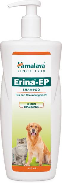 HIMALAYA Erina EP Shampoo | Improves Skin Health & Odor | Controls Ticks & Fleas Flea and Tick Neem and Eucalyptus Dog, Cat Shampoo