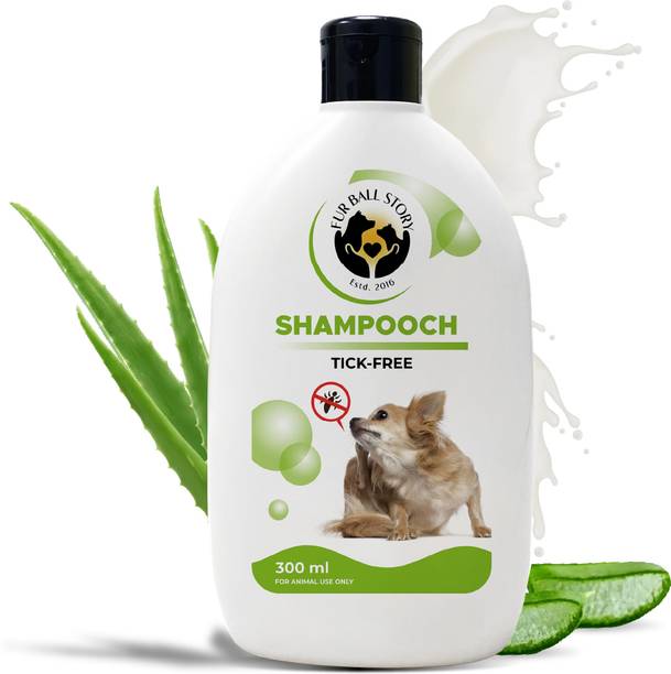 Fur Ball Story Tick Free Dog Shampoo | Sulphate & Paraben Free | Vet Recommended | Flea and Tick, Anti-fungal, Anti-itching, Anti-Bacterial, Itch Relief, Anti-microbial Mild Dog Shampoo