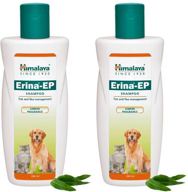 Erina Flea and Tick, Anti-dandruff, Anti-fungal, Anti-itching Fresh & Natural Dog, Cat Shampoo