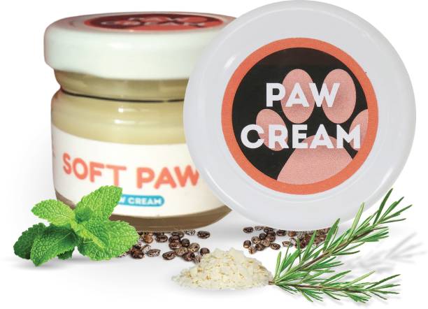 Papa Pawsome Soft Paws 100% Natural Paw Cream for Dog Pet Spa Kit
