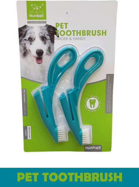 Pet Needs TB-05-Soft Cleaning Dental Plastic Finger Toothbrush for Dogs & Cats Pet Toothbrush