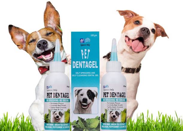 Pil Pet Denta Gel Counteracts Prevents Tartar & Fights Bad Bacteria (Pack of 2) Pet Toothpaste