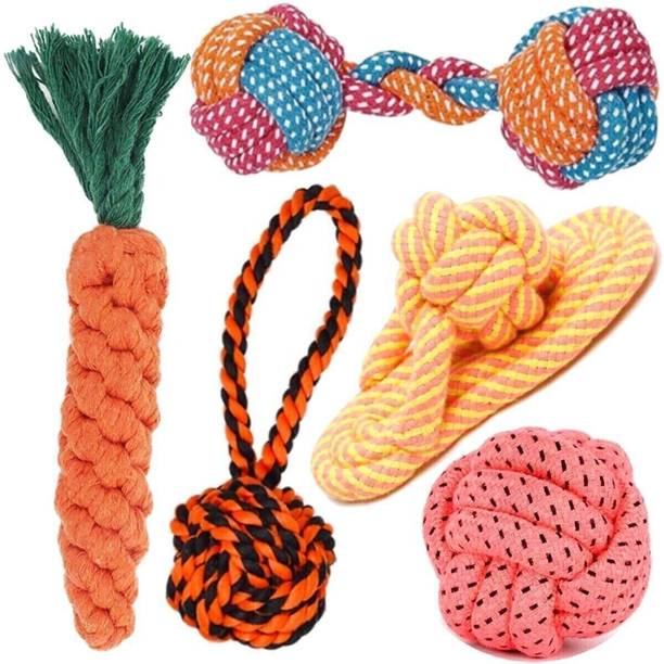 decorvaiz Toys for Puppies & Small Dogs Toys Rope Bal...