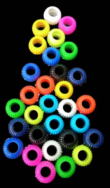 Deshraj Enterprises Pigeons Foot Sound Rings Pack Of 30 Plastic Training Aid For Bird