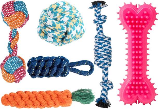 decorvaiz Toys for Puppies & Small Dogs Toys Rope Bal...