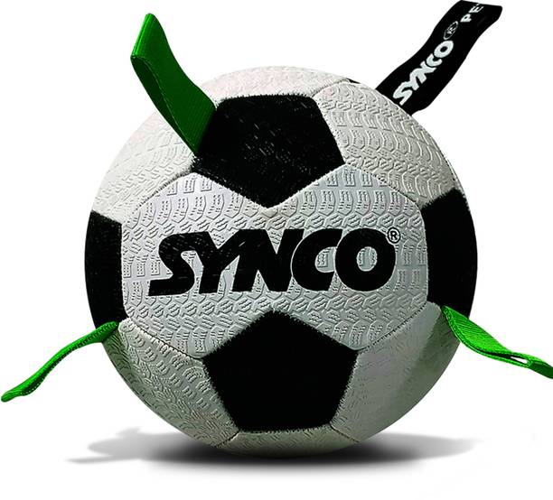 SYNCO Dog Football with Holding Loops, Dog Toy Ball, Do...