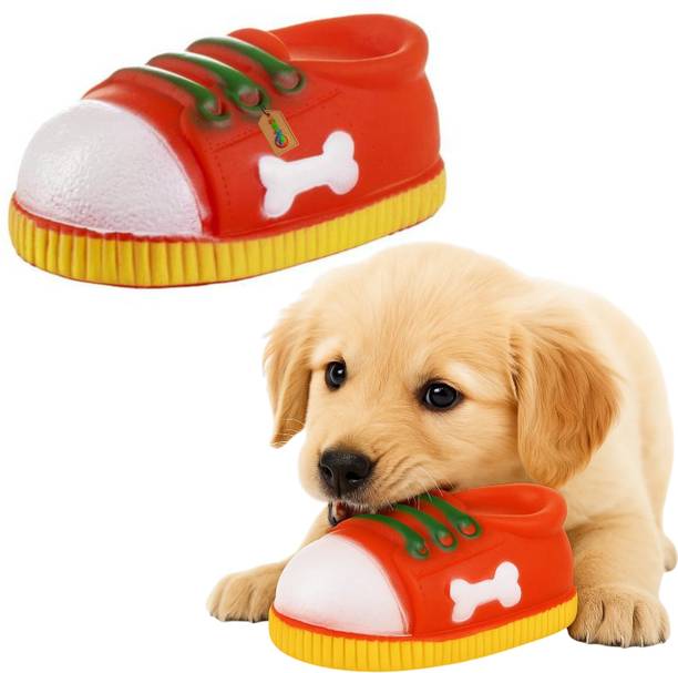 DreamAuro Rubber Shoe Squeaky Toy for Dogs Durable Ch...