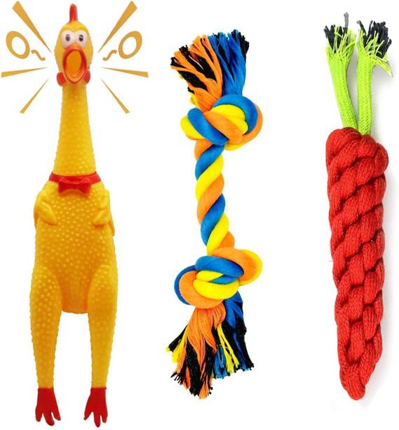 PETZLUV YOUHAVEDEAL Interactive Dog Toy Combo Squeaky ...