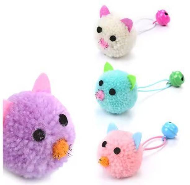 Petfun Cat Mouse With Bell Activity Toy For Cats Cotton...