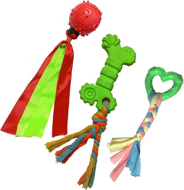Jainsons Pet Products Chew Toy for Puppy, Squeaky Ball ...