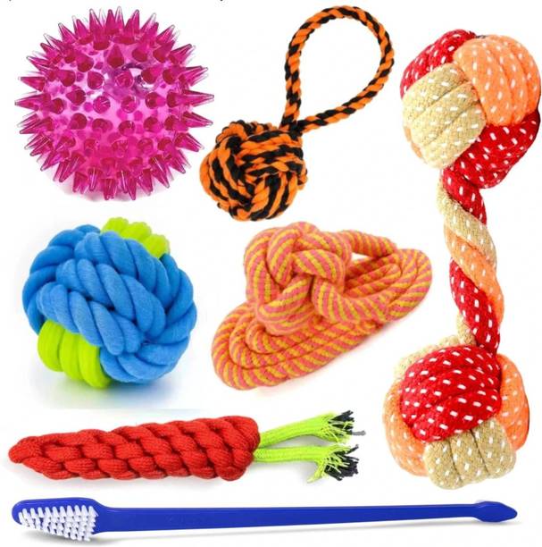 decorvaiz Cotton Ball, Squeaky Toy, Fetch Toy, Training...