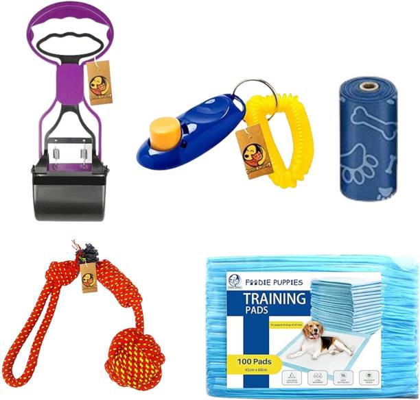 Foodie Puppies 5-in-1 Combo Pack for Dog Training, Ex...