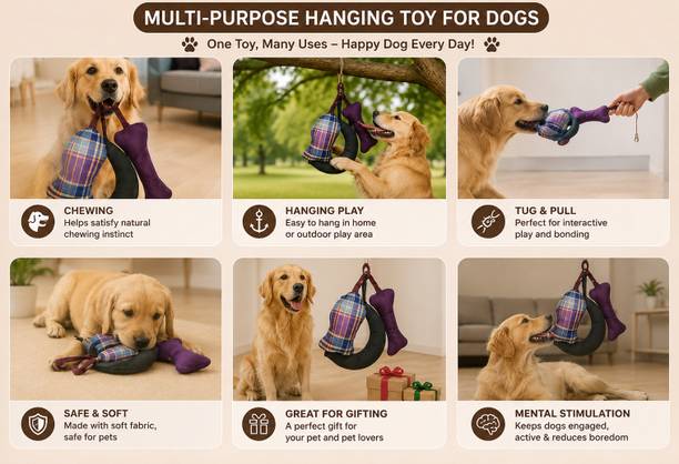 Buster International Cotton Bone, Chew Toy For Dog