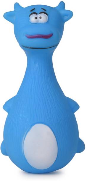 PETZ R US Pet Chew Cow Toy for Dogs, Cats & Puppies, Du...