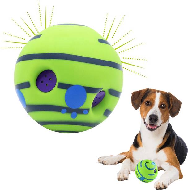 Qpets Dog Chasing Chew Ball Interactive Pet Toy Ball Fu...