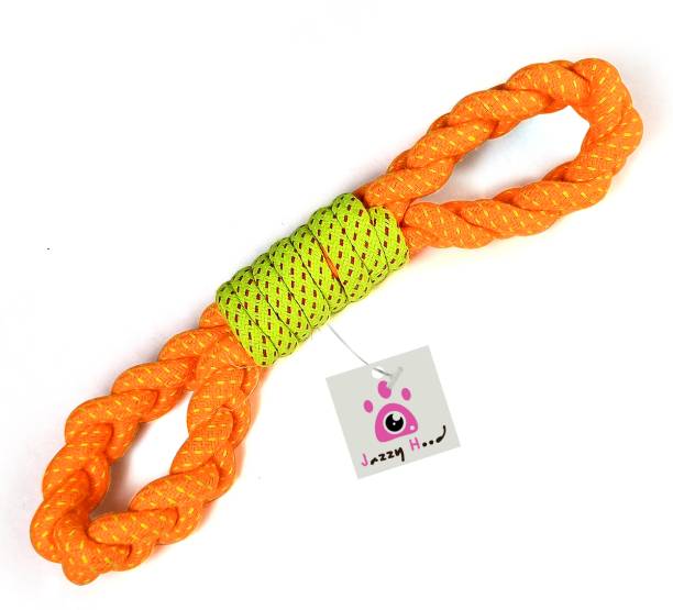 jazzyhood Tug, Chew, Wag: Washable 8-Figure Rope Toy - 100% Cotton, Biodegradable for Pups Cotton Chew Toy, Fetch Toy, Tug Toy For Dog & Cat