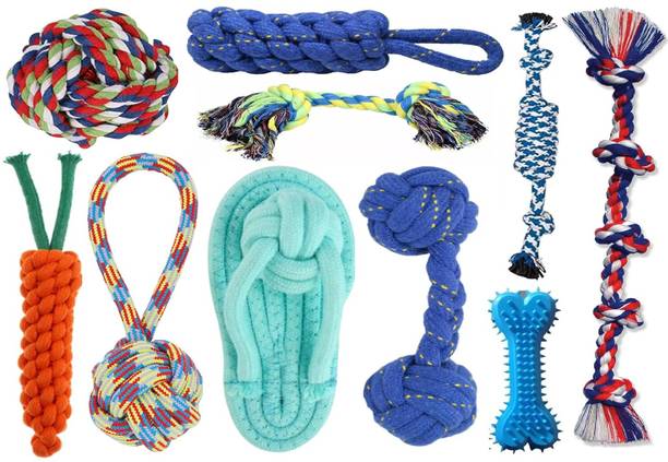 decorvaiz Tail Dog Toys+Dog Chew Toys+Puppy Teething Toys+Rope Dog Toy+Dog Toys Cotton, Rubber Ball, Bone, Chew Toy, Rubber Toy, Squeaky Toy, Training Aid, Tug Toy For Dog
