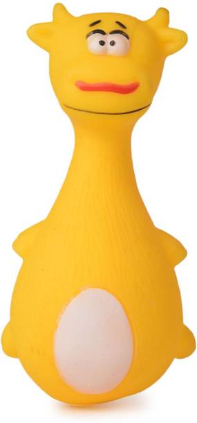 PETZ R US Pet Chew Cow Toy for Dogs, Cats & Puppies, Du...