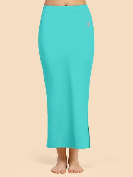 Trendmalls P02-SeaGreen Lycra Blend Petticoat