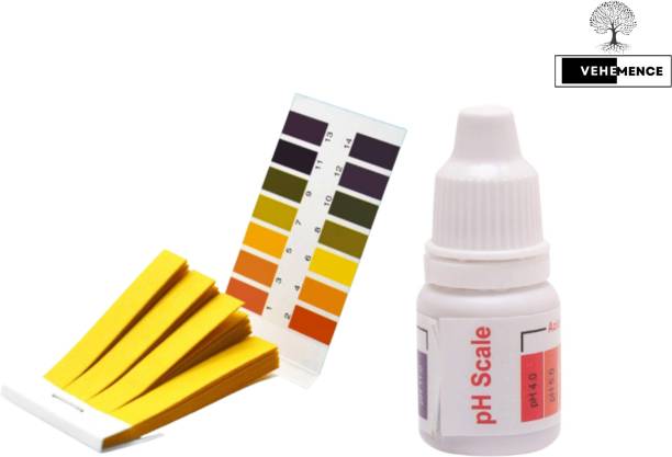 Vehemence pH 1-14 Test Indicator Litmus pH Paper, 80 ph paper Strips with ph drop pH Indicators