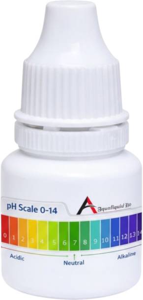 AQUALIQUID RO PH Universal Indicator Testing Liquid 0-14 for Water & Laboratory 5ML 5 pack Ph Test Strip