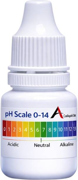 AQUALIQUID RO PH Universal Indicator Testing Liquid 0-14 for Water & Laboratory 5ML 1Pc Ph Test Strip