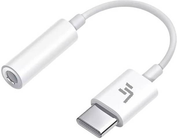 OnePlus White Type C to 3.5 mm Earphone Connector Audio Jack.......... Phone Converter