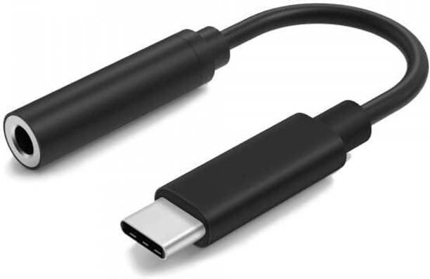 BARAIYA Black HEADSET JACK 01 USB Type-C to 3.5mm Audio Adapte Phone Converter